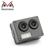 ที่อยู่อาศัยโลหะกล้องเลนส์คู่โมดูล Omnivision ov 7251 0.3 MP USB2.0 ชัตเตอร์ทั่วโลกสำหรับหุ่นยนต์และ AI